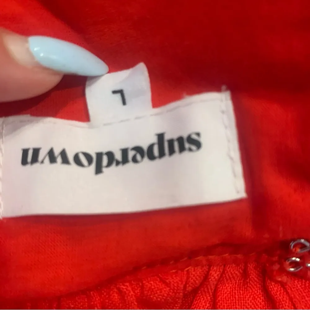 • Superdown Elizabeth one shoulder mini dress red large - Image 5