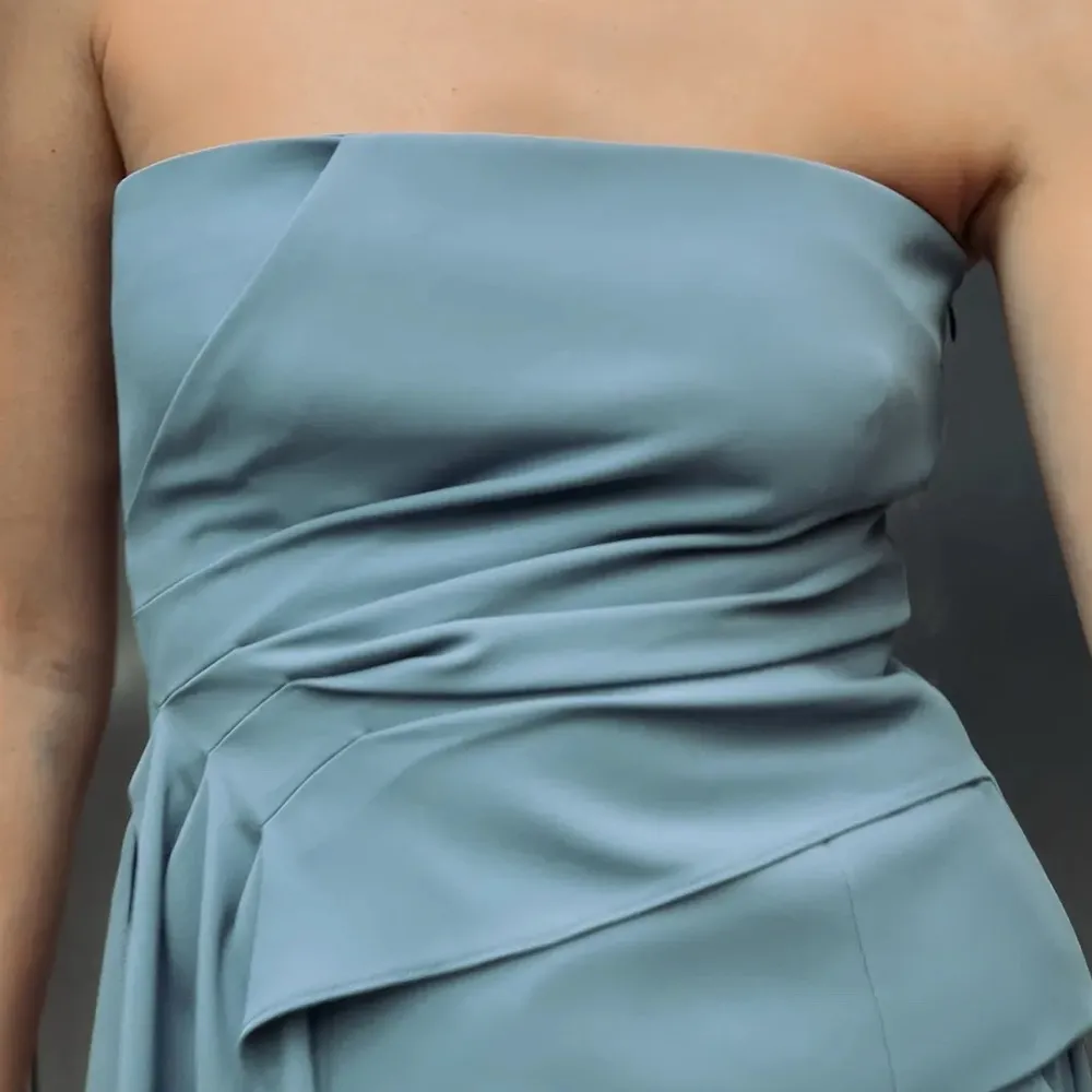 ZARA Draped Bustier Top - Image 5