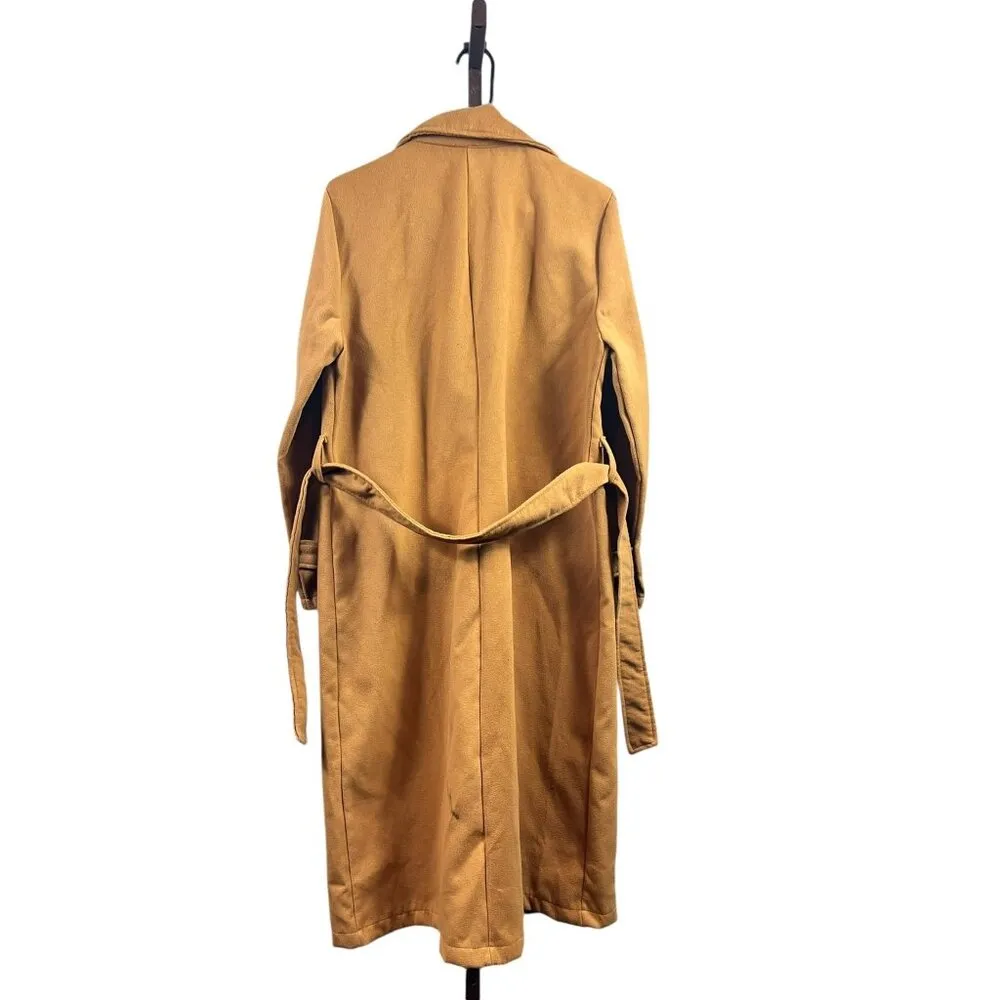 Boohoo Women's Long Toffee Coat - Image 2