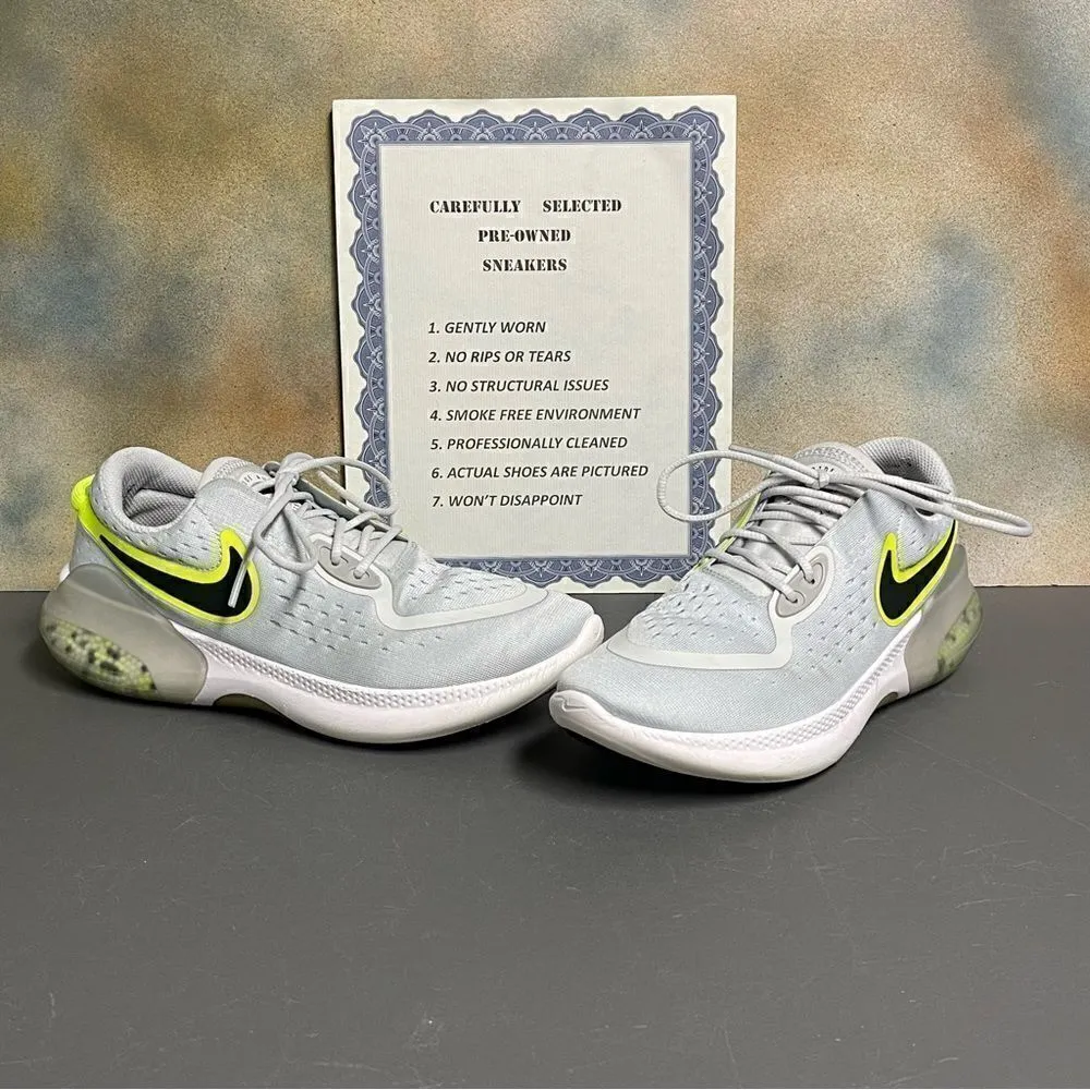 Nike Joyride Dual Run Gray / Volt Women's Running Shoes  Size 7.5M - Image 2