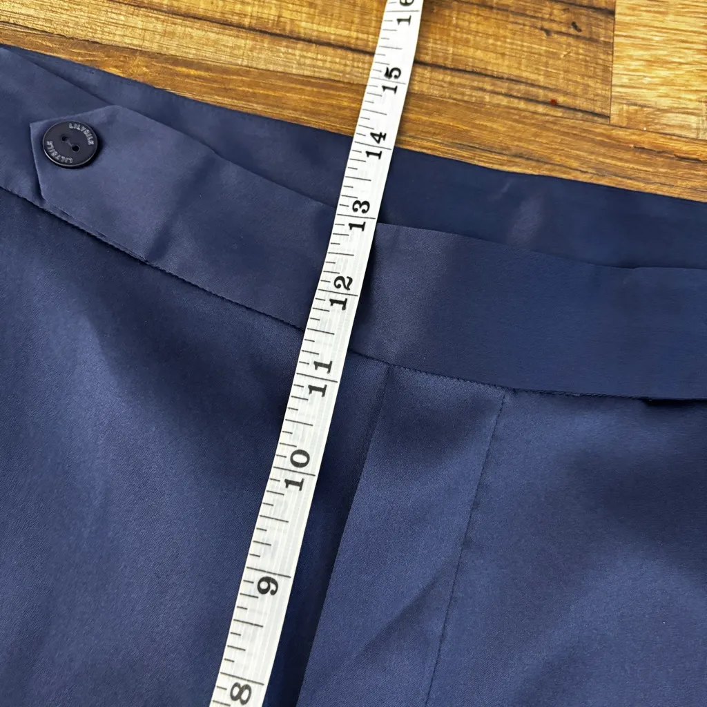 Lilysilk Comfort Fit Silk Cigarette Pants Navy Blue Size 4 - Image 10