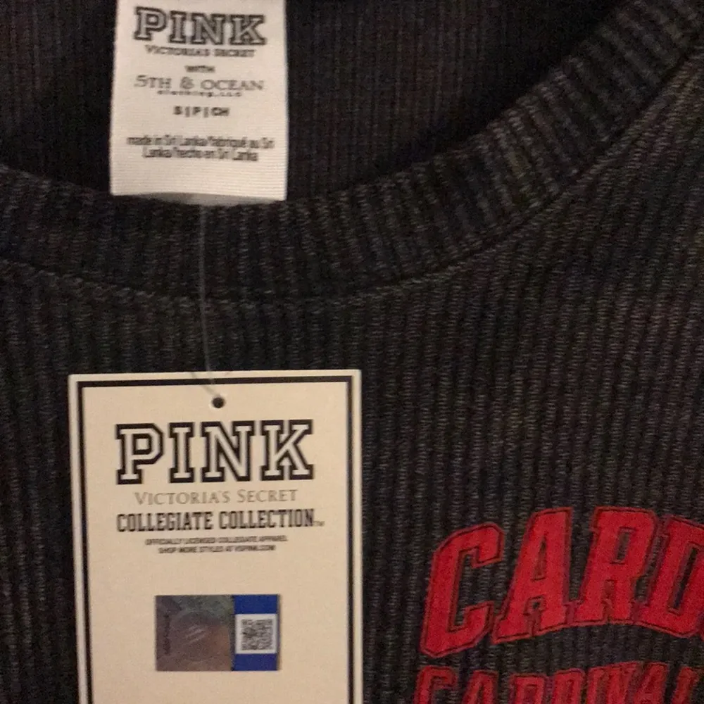 - NEW Victorias Secret Pink cardinals sweater S - Image 3