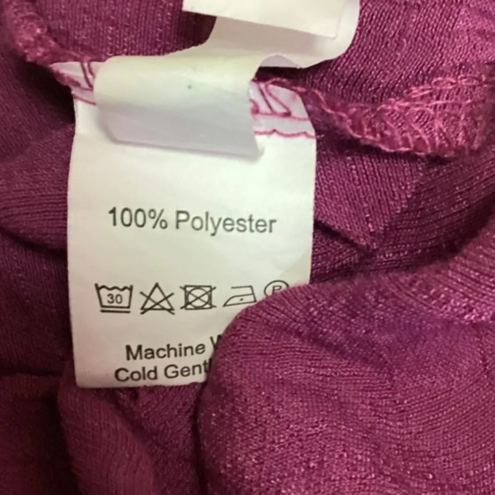 Shein Pink Puff Sleeve Ruffle Square Neck Tie Back Cutout Crop Blouse Top Size M - Image 5