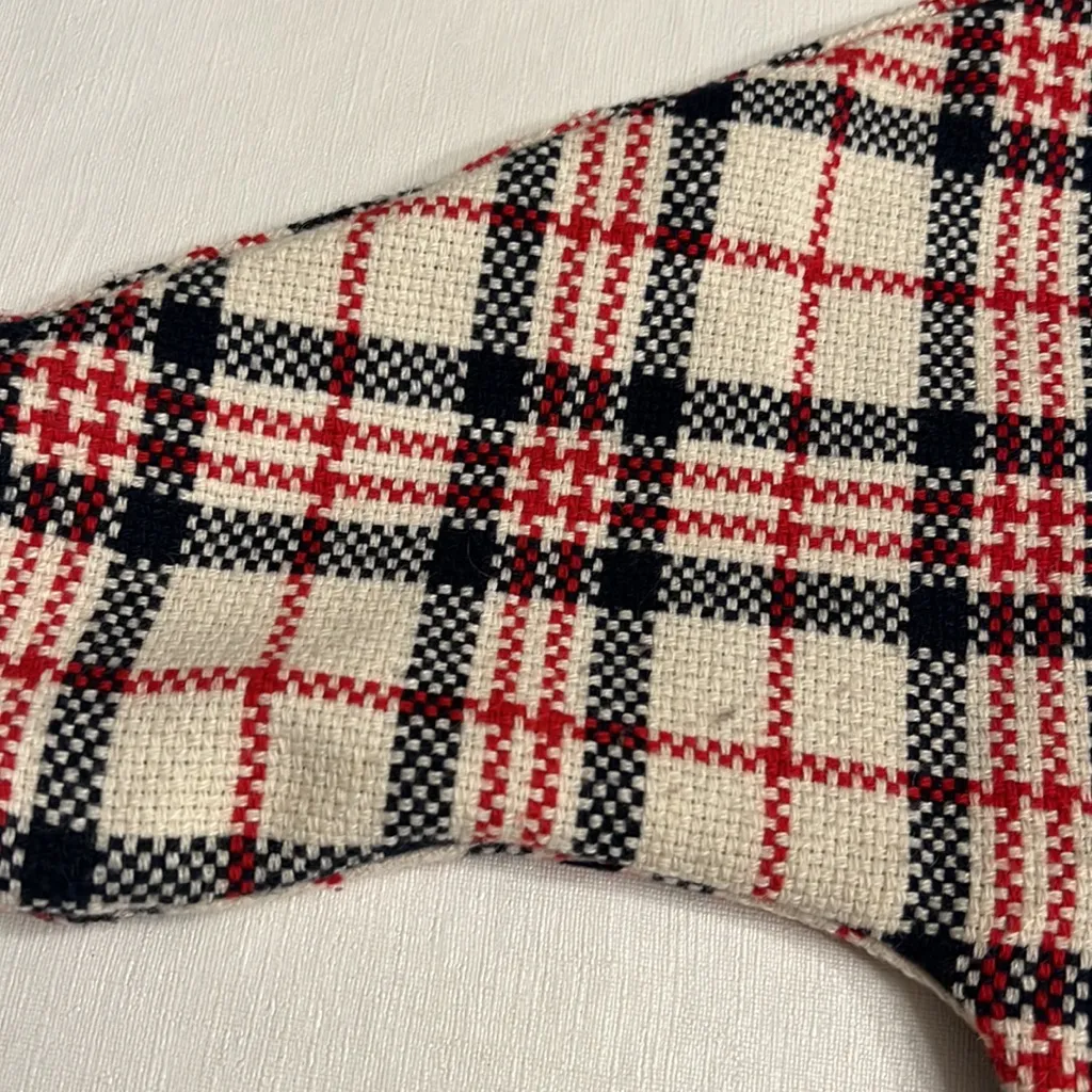 Zara Plaid Dress in Navy, Red, and Cream, XS - Image 3