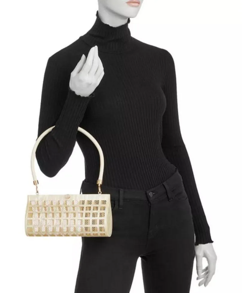 💕CULT GAIA💕 Alana Acrylic Shoulder Bag ~ Ivory NWT - Image 4