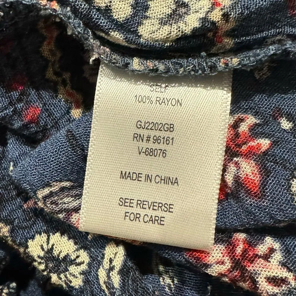 Gypsies and Moondust Bohemian Cold Shoulder Top Women’s Large - Image 2