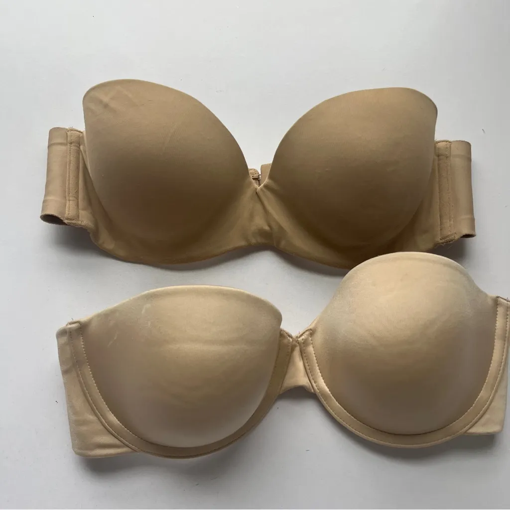 Seamless Tan Strapless Bra Bundle- set of 2 - Image 2