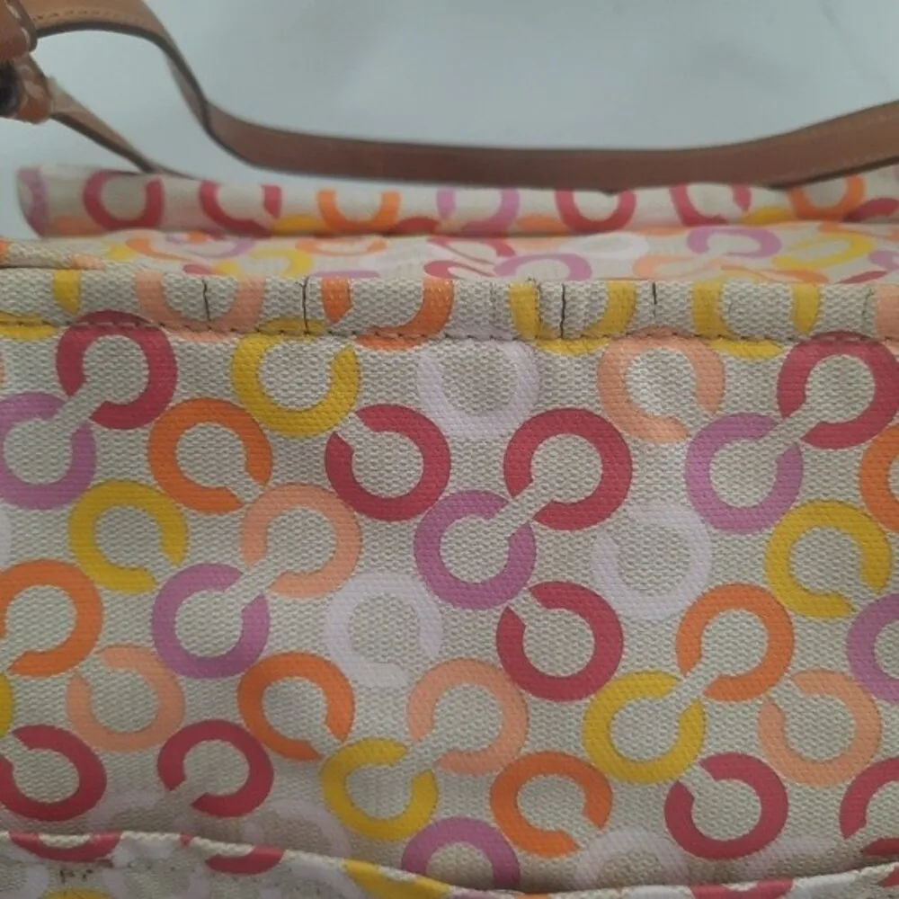 Leah Signature Op Art Tote Bag Y2K - Image 15