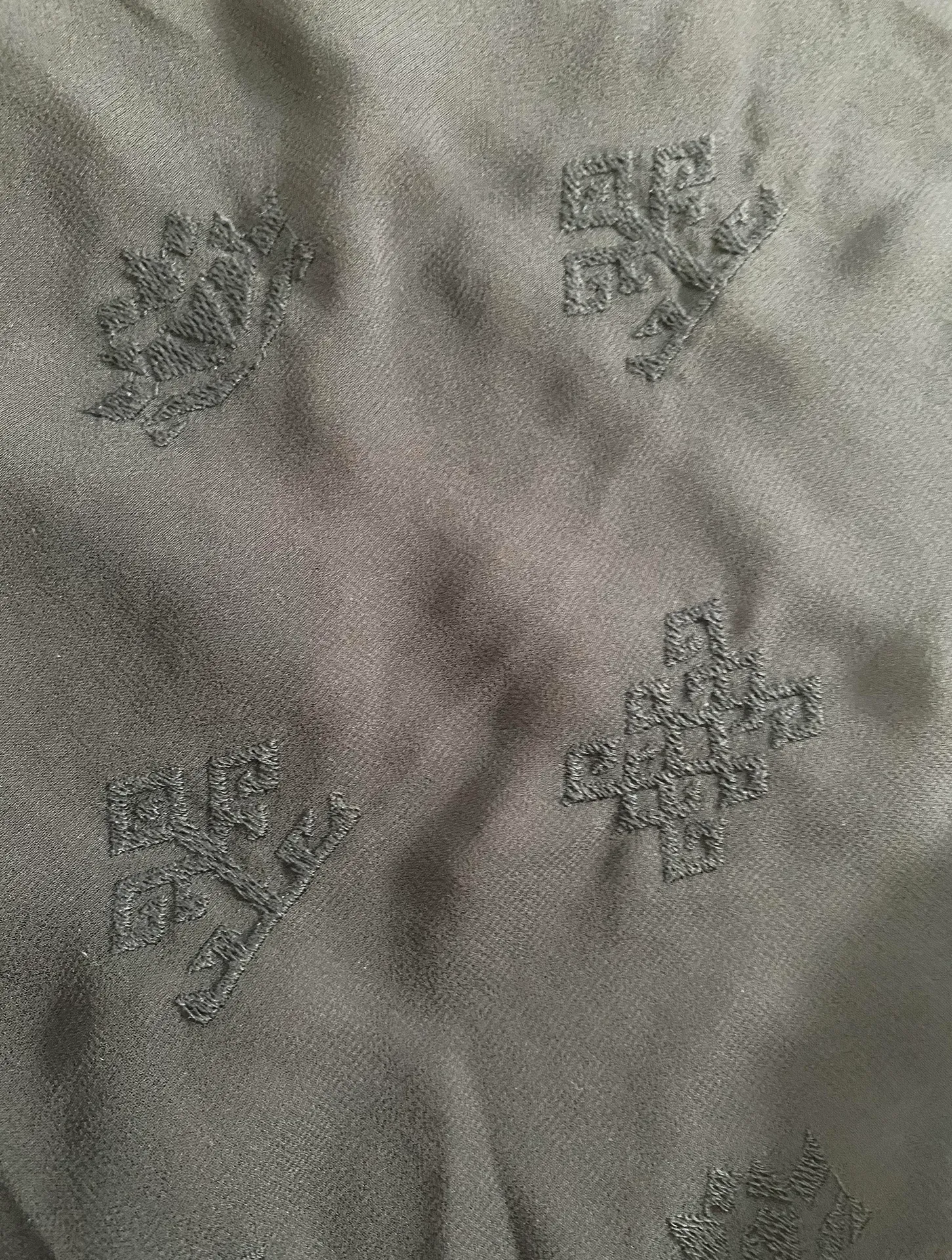 Sheer Embroidered Tank Top Black Size XS - Image 2