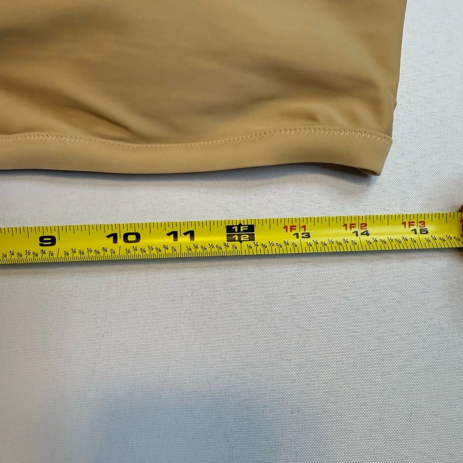 ModLi Women's Plus Removable Cups Racerback Swim Support Firm Bra Nude Size XL Tan - Image 5