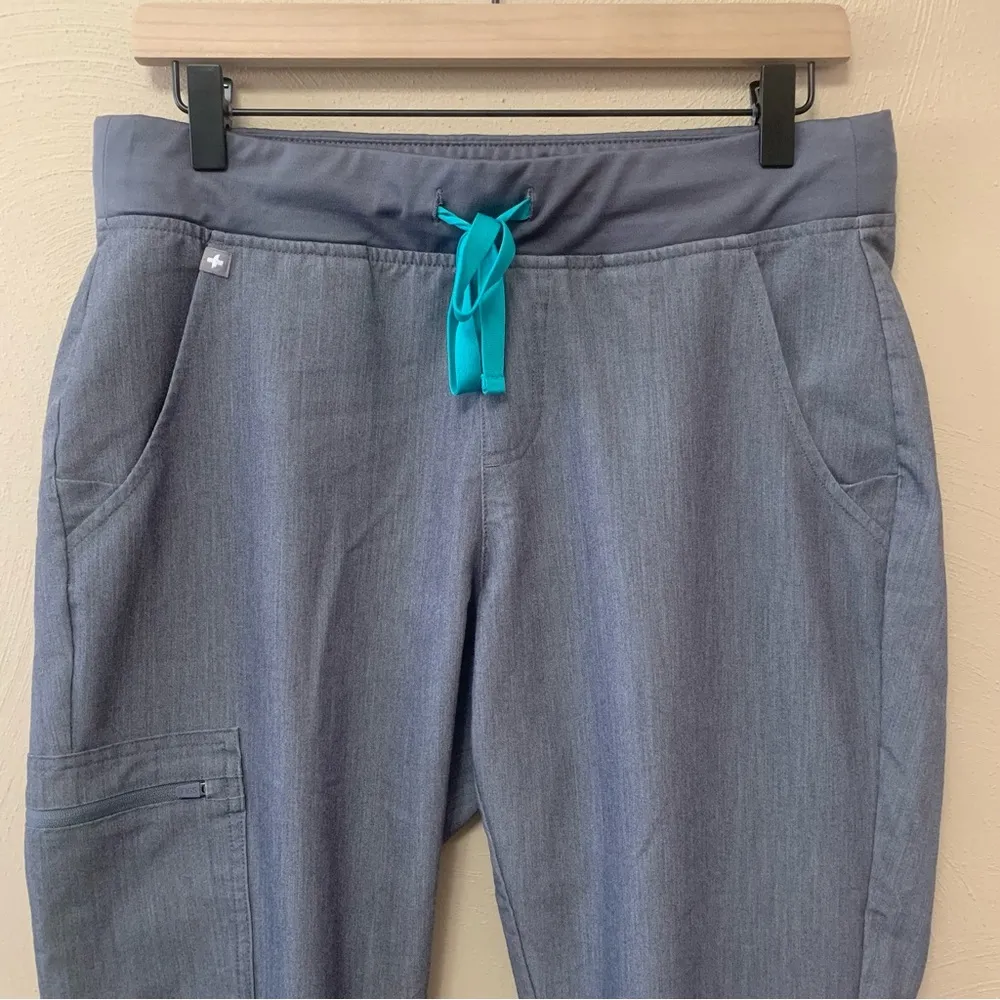Zamora Jogger Scrub Pants Size Medium Petite Graphite Gray - Image 3