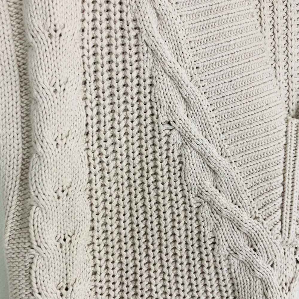 Pistola Revolve Kiran oversized sweater vest in ecru  color. Size Large. - Image 6