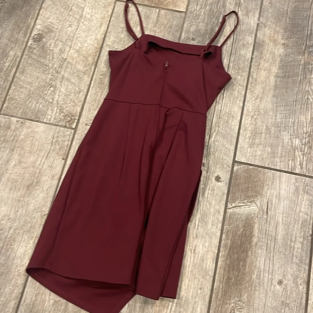 Altar'd State Red Asymmetrical Dress - Image 4