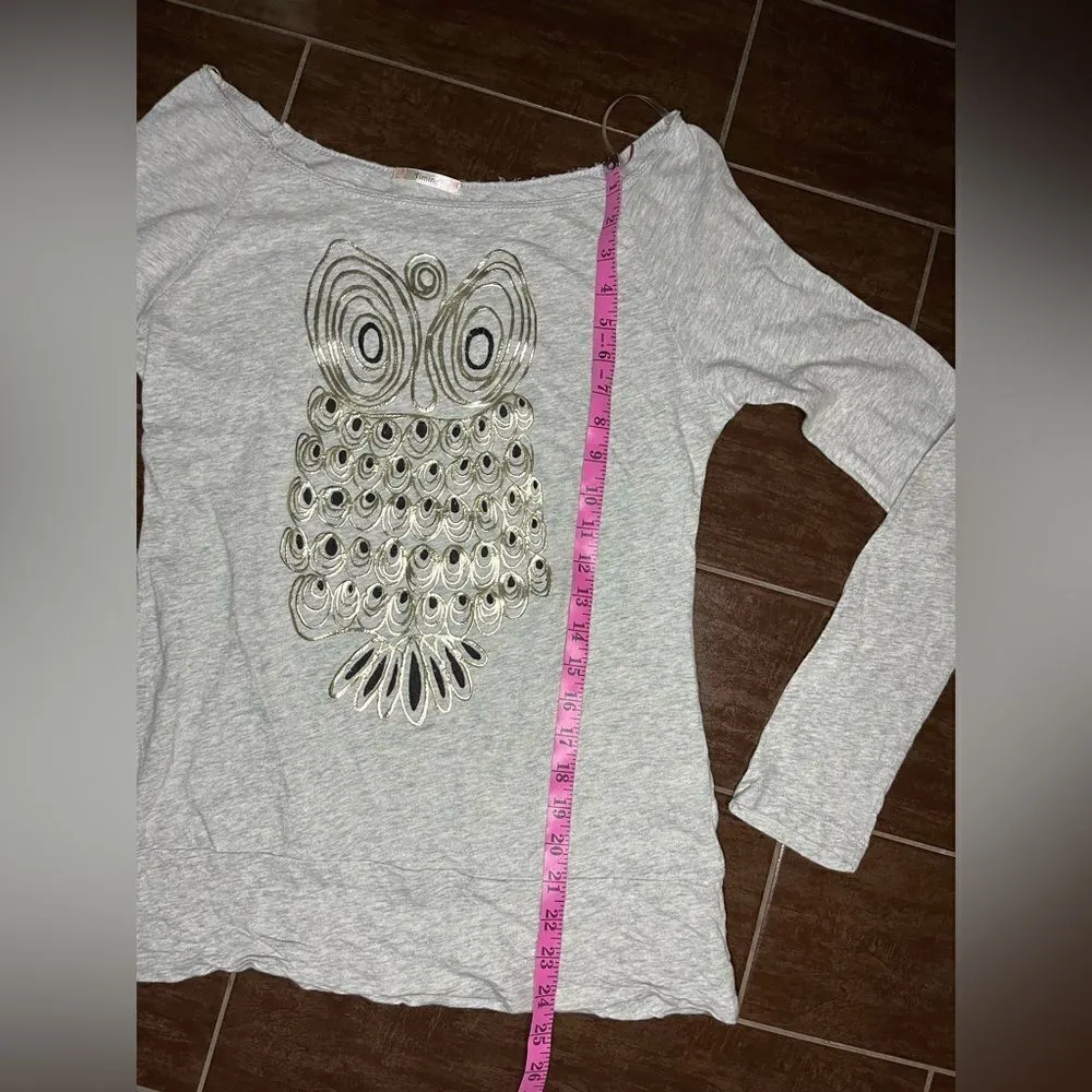 Timing  heathered grey with metallic owl sz medium - Image 6