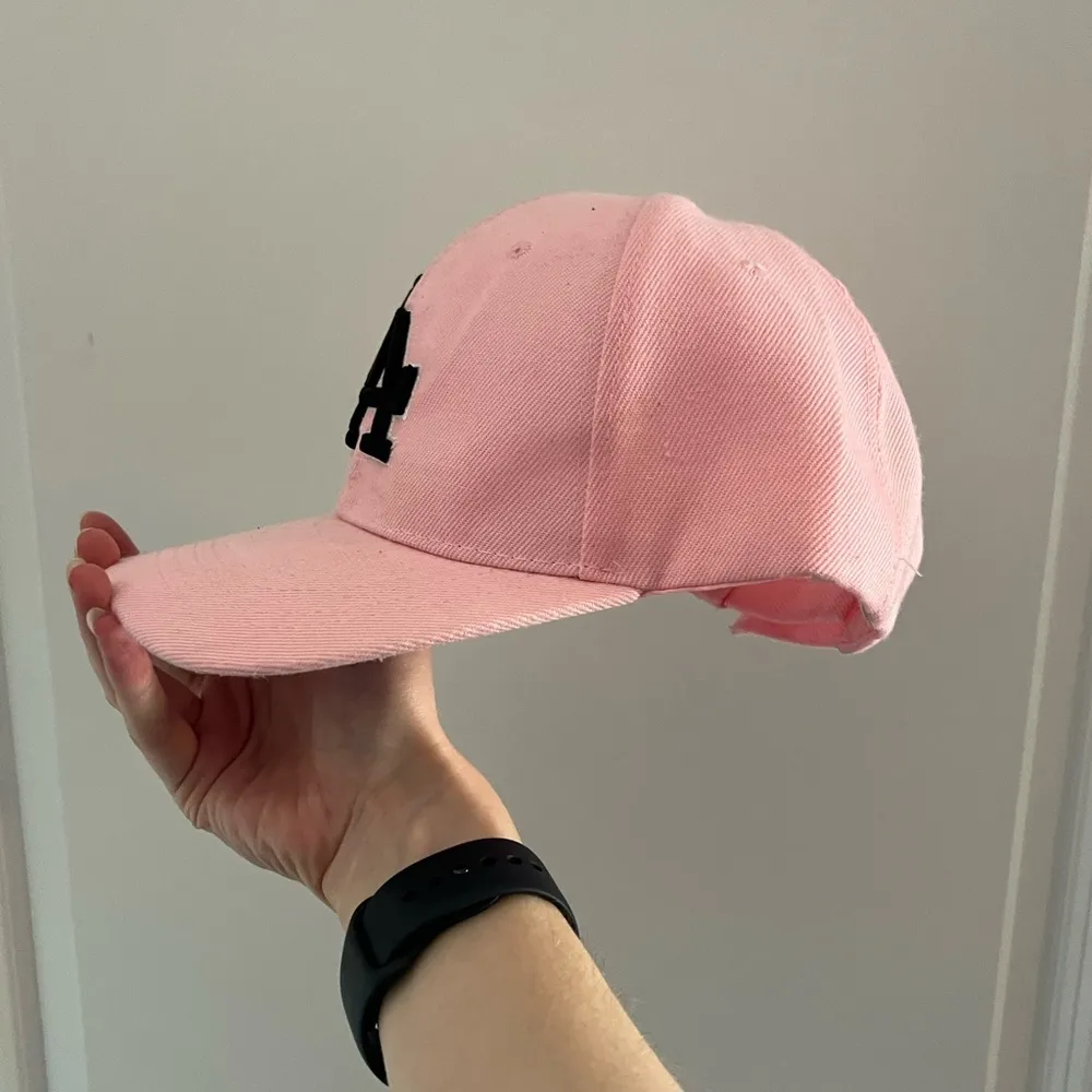 Pink LA Baseball Cap - Image 6