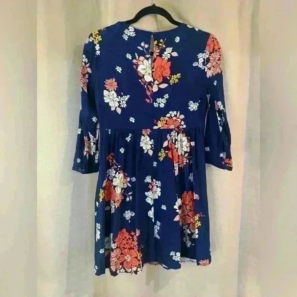 Women’s Blue Floral Old Navy Dress - Image 2