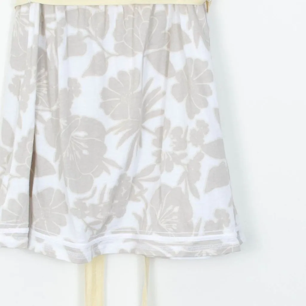 American Eagle Womens Floral Babydoll Ruffle Tank Top Size‎ M Tie Belt Y2K Boho - Image 9