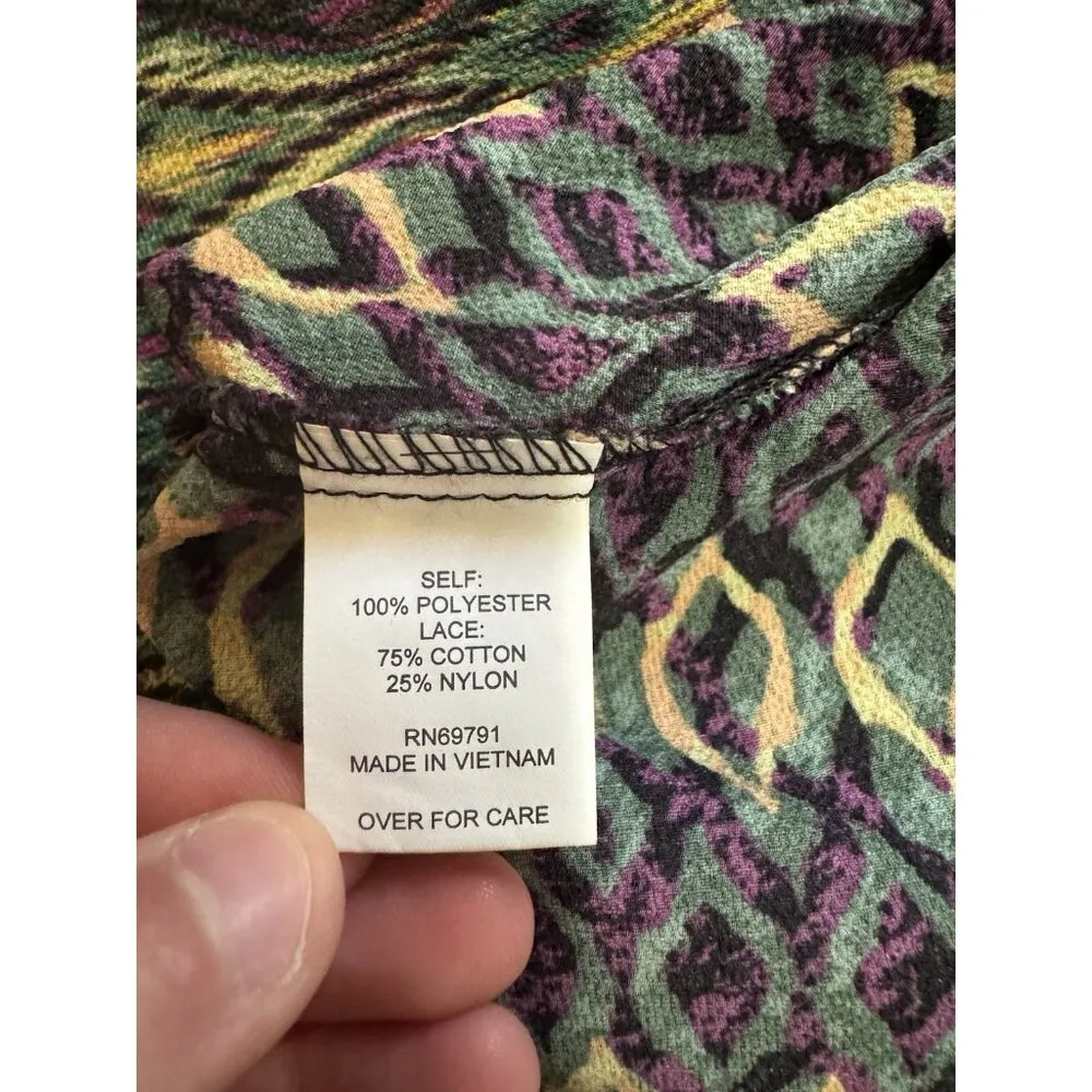 Figueroa & Flower Geometric Button Size Large Boho Hippie Artsy Lightweight City - Image 9