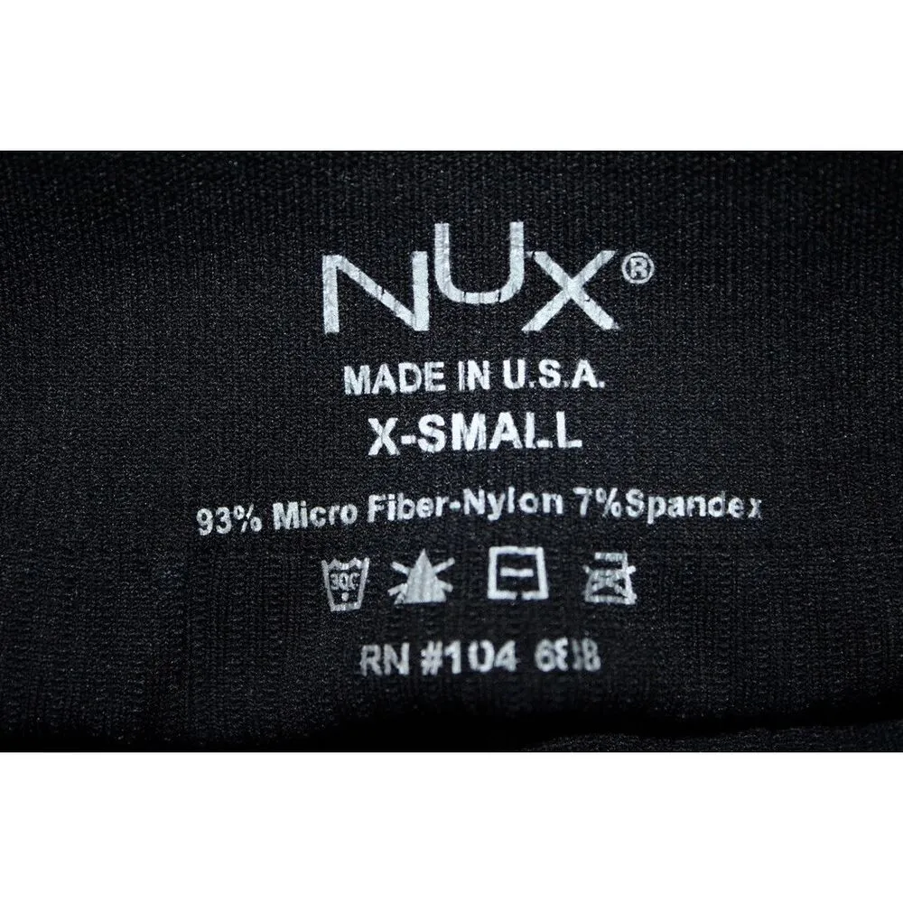 Womens NUX Black High Waist Textured Compression Cropped Leggings Size XS NWOT - Image 3