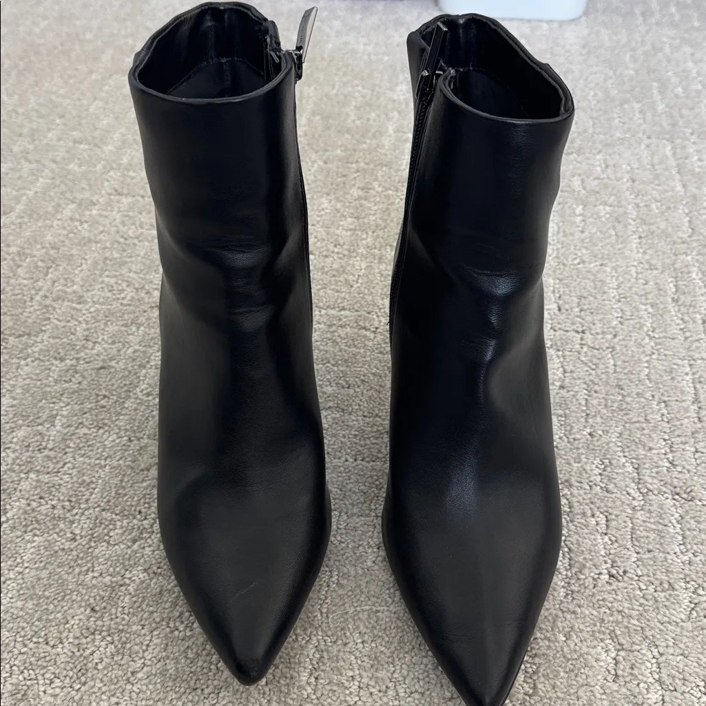 Steve Madden Black Pointy Toe Booties - Image 4