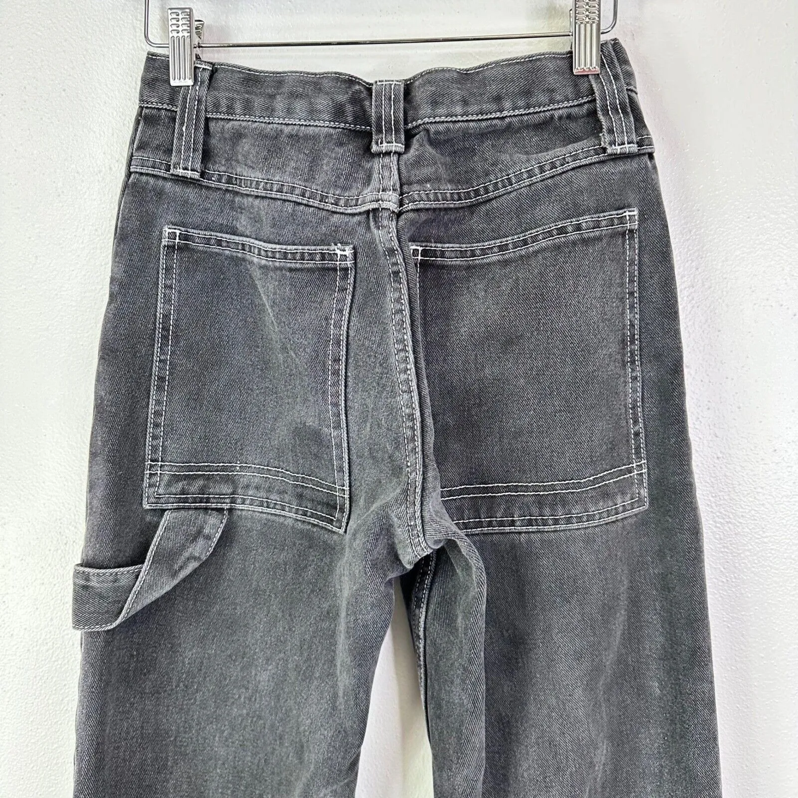 John Galt Black Crispina Carpenter Jeans Washed Black Size S‎ - Image 5