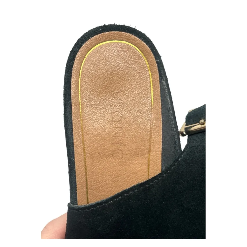 Vionic Perk Lacey Suede Slingback Heels 10 Black/Tortoise‎ - Image 6