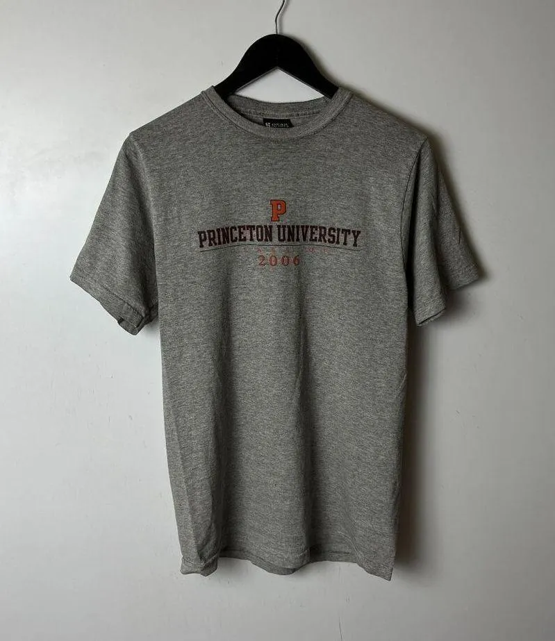 2006 Distressed Princeton University T Shirt Vintage Y2K Extra Small XS Gray - Image 13