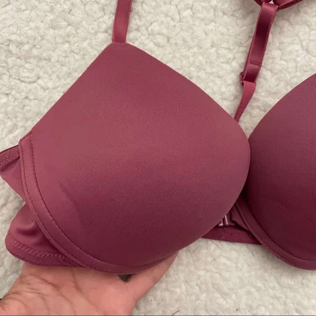 Pink Victoria’s Secret front clasp bra - Image 2