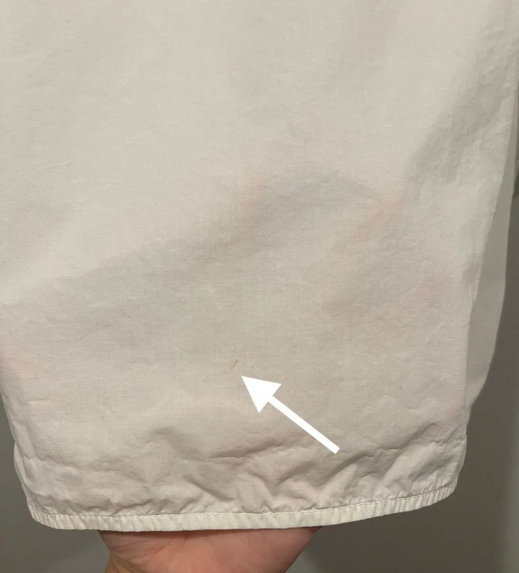 Sandro PARIS Off Shoulder Ruffle White Blouse - Image 5