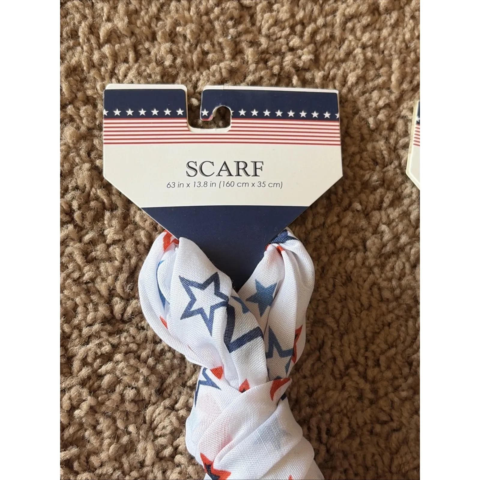 Patriotic 4th July Flag Stars Stripes Lightweight Holiday Scarves Bundle Lot - Image 2