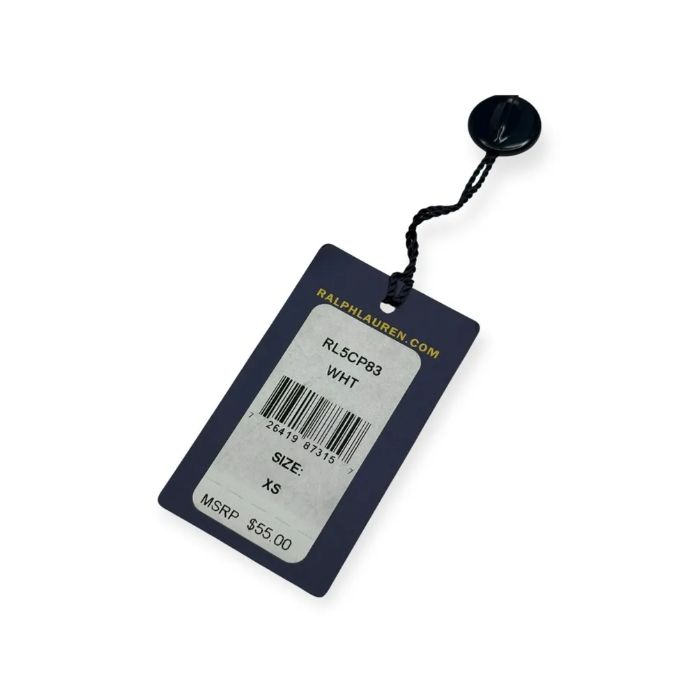 new Polo Ralph Lauren âď¸ď¸ Crochet Beaded Triangle String Bikini Top âď¸ď¸ White XS - Image 6