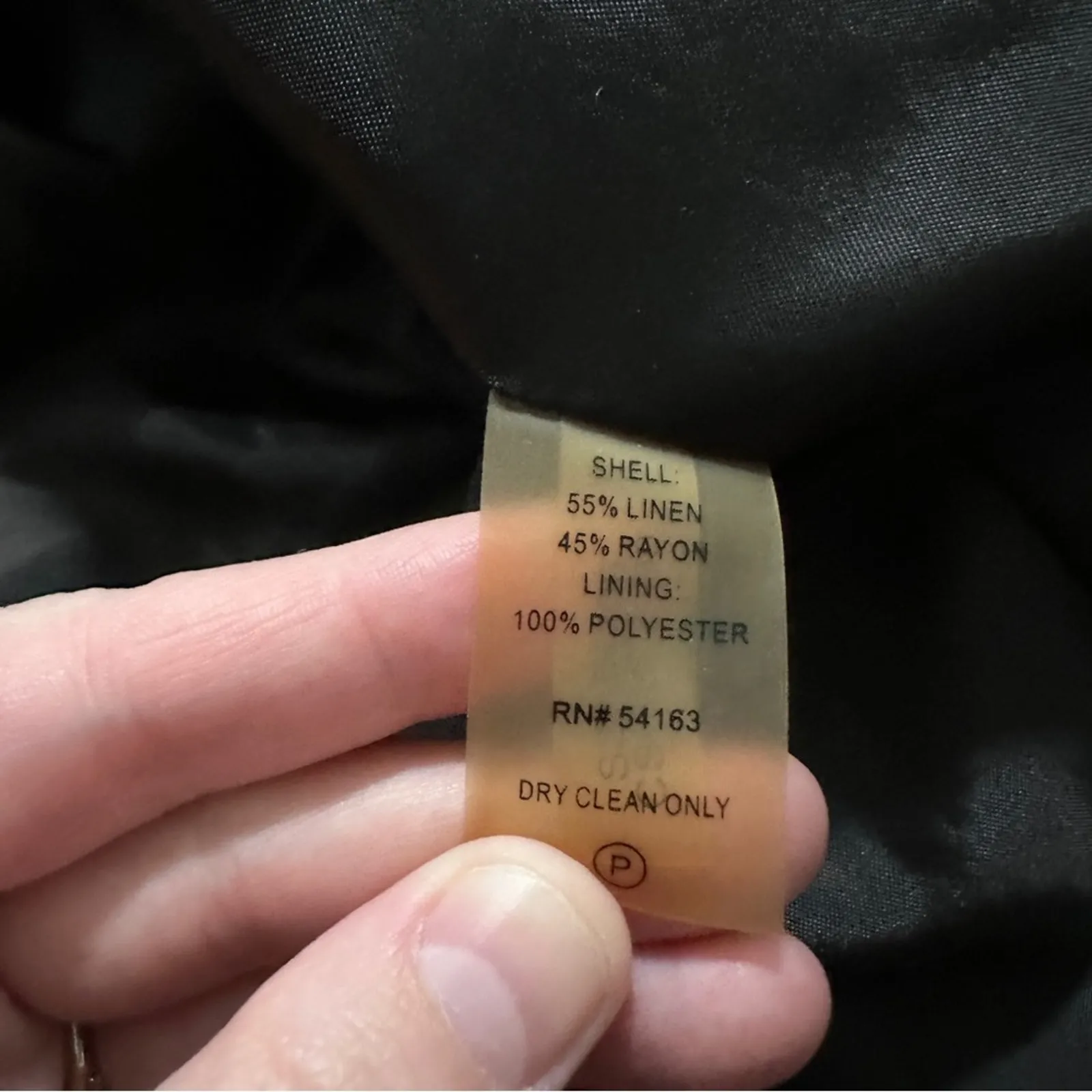 Calvin Klein Calvin‎ Klein Brown Silver Metallic Long Sleeve Two Button Blazer Size 6 - Image 5