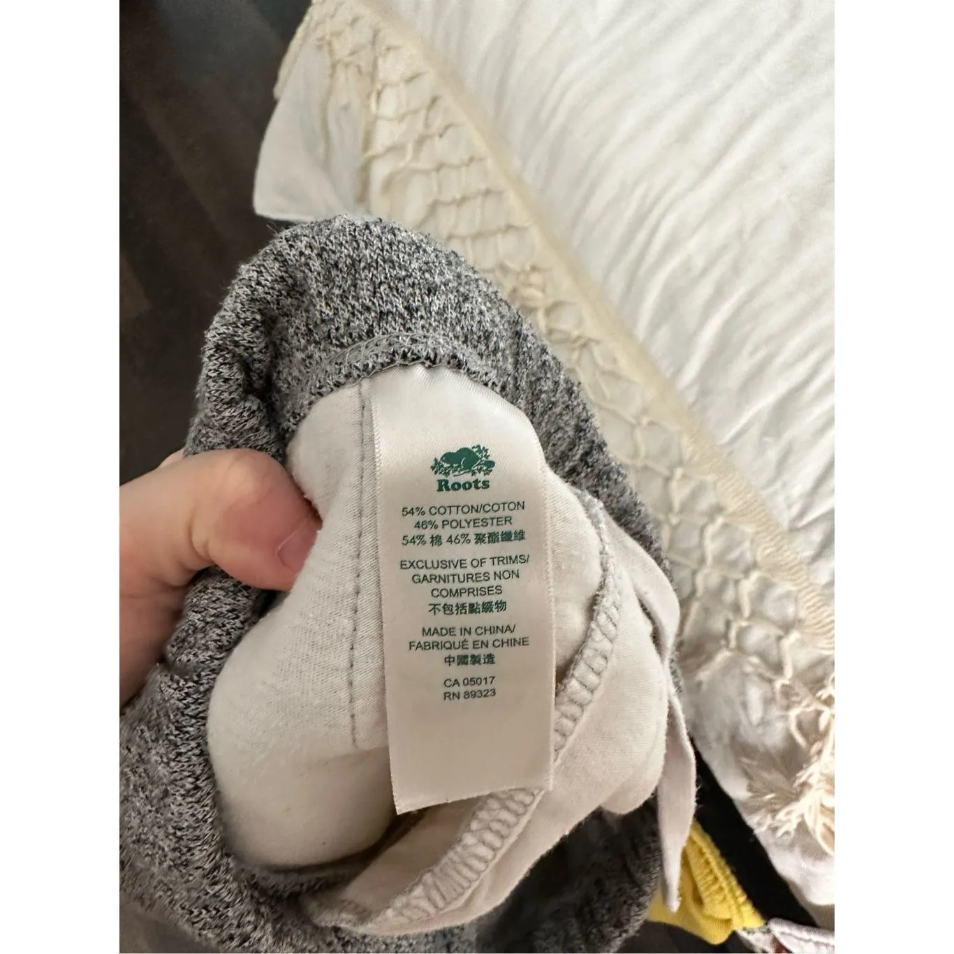 Roots Women’s Medium Canada Salt Pepper Jogger Pants - Image 5