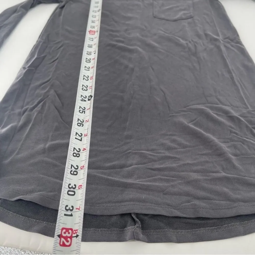 Gray Acid Wash T Shirt Dress - Image 7