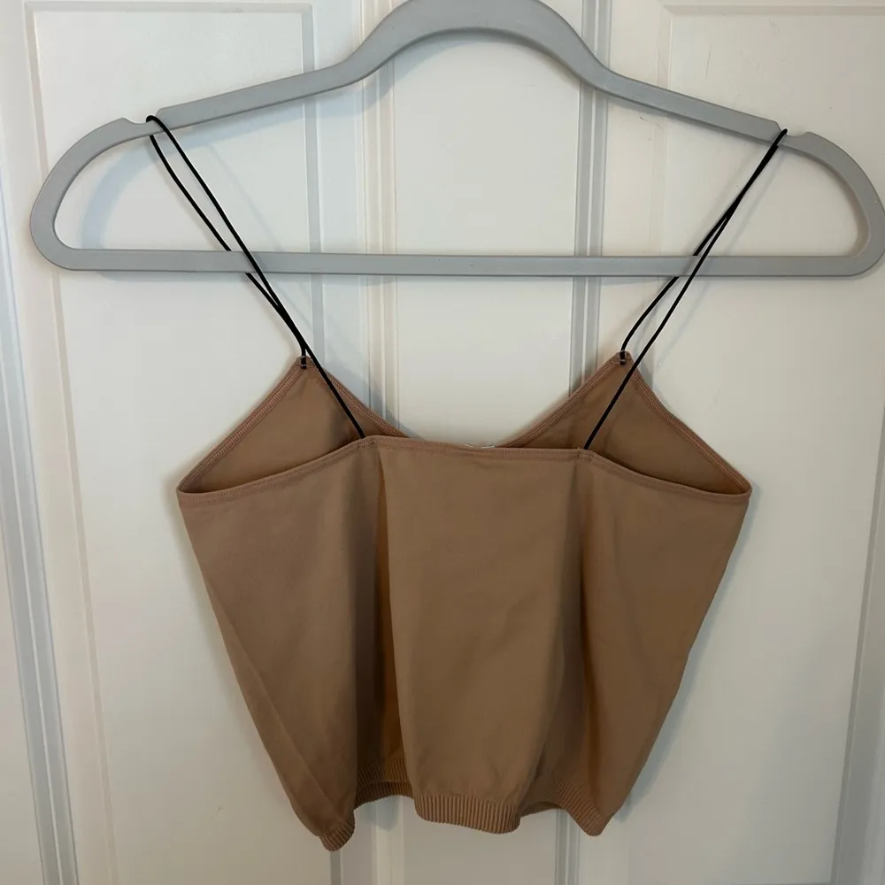 Free People Intimately NWT Nude Skinny Strap Cami/ Bralette - Image 4