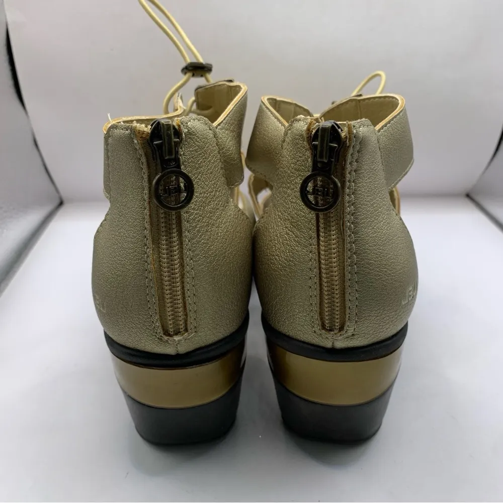 Jambu Women's Jbu Coco Encore Synthetic Memory Foam Insole Wedge Sandal 9M Gold - Image 6