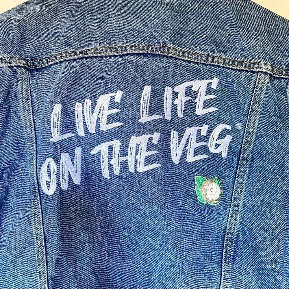 Levi’s Ex-BF Trucker Jacket Custom S - Image 10