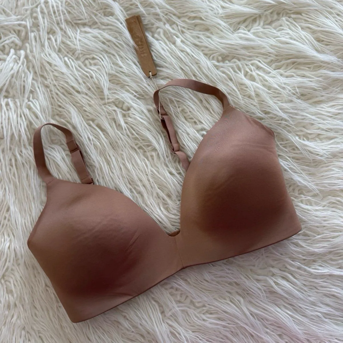 SKIMS  Wireless Form T-shirt Bra Sienna Size 36DD - Image 2