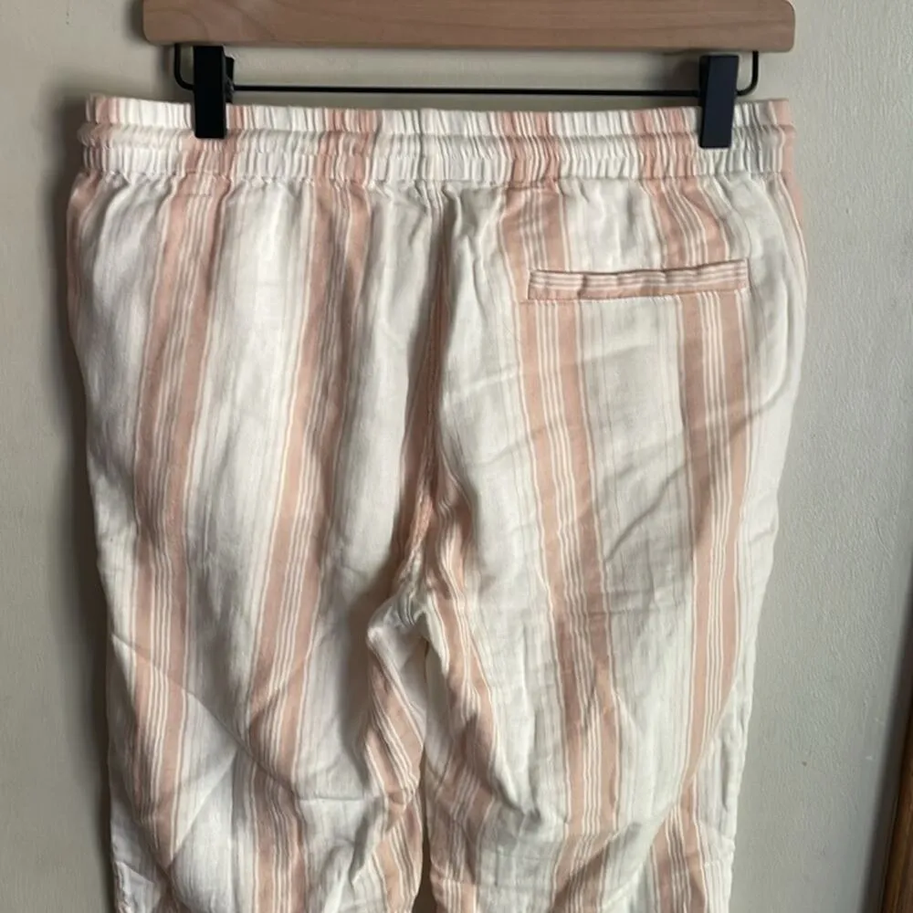 FAHERTY Topanga Pants Maple Serape Striped Lightweight Organic Cotton - Image 11