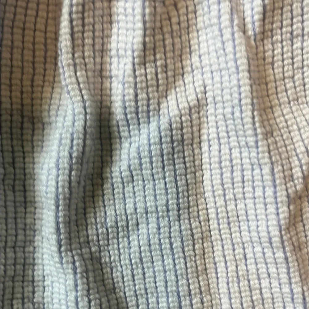 Caution To The Wind White Tie Front Ruffled Tank Top - Image 3