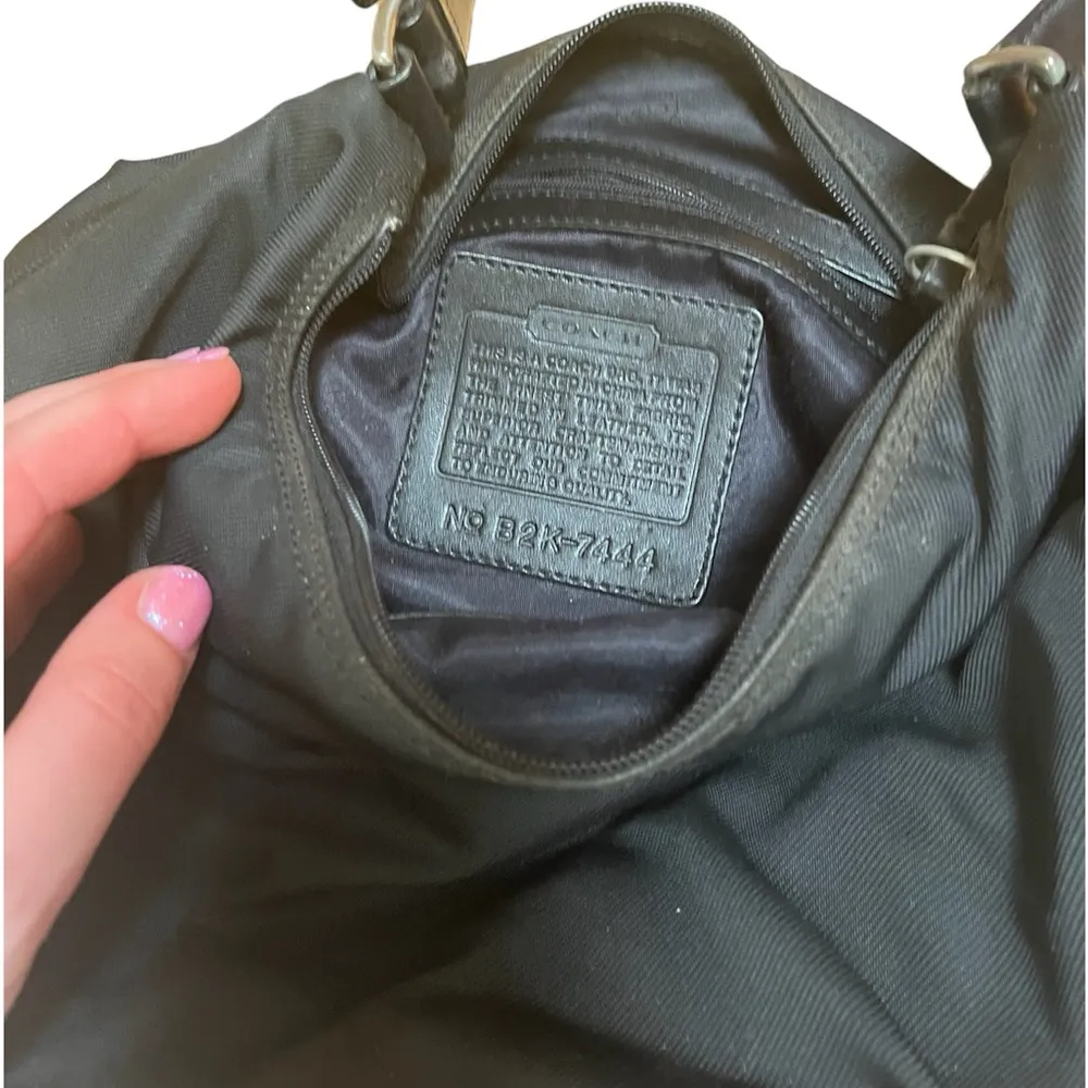 Vintage  Mercer Black Nylon Shoulder Bag - Image 5