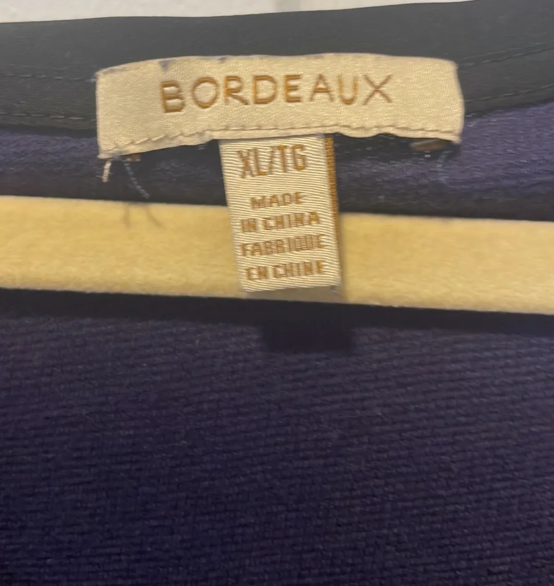 Bordeaux Navy Blue Lounge Sweater - Image 3