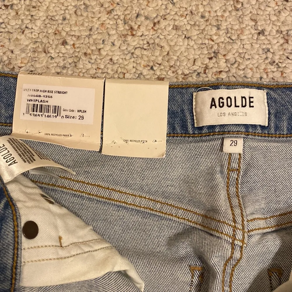 Agolde RILEY Straight Crop Jeans - Image 4