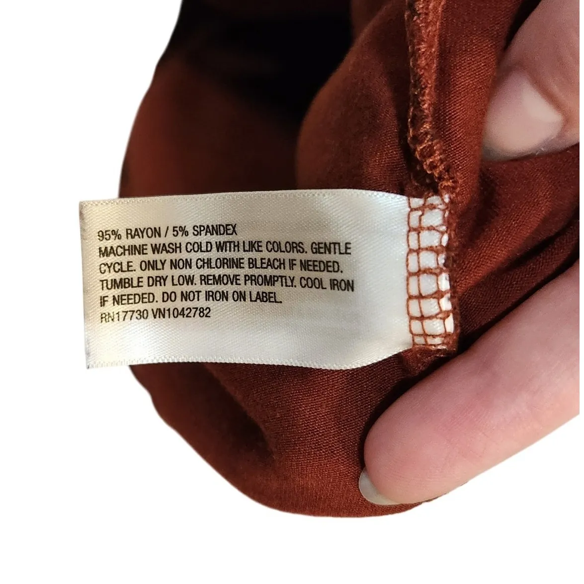 Ava & Viv Orange Black Leopard Pullover Long Sleeve Turtleneck Sweater Size 2X - Image 4