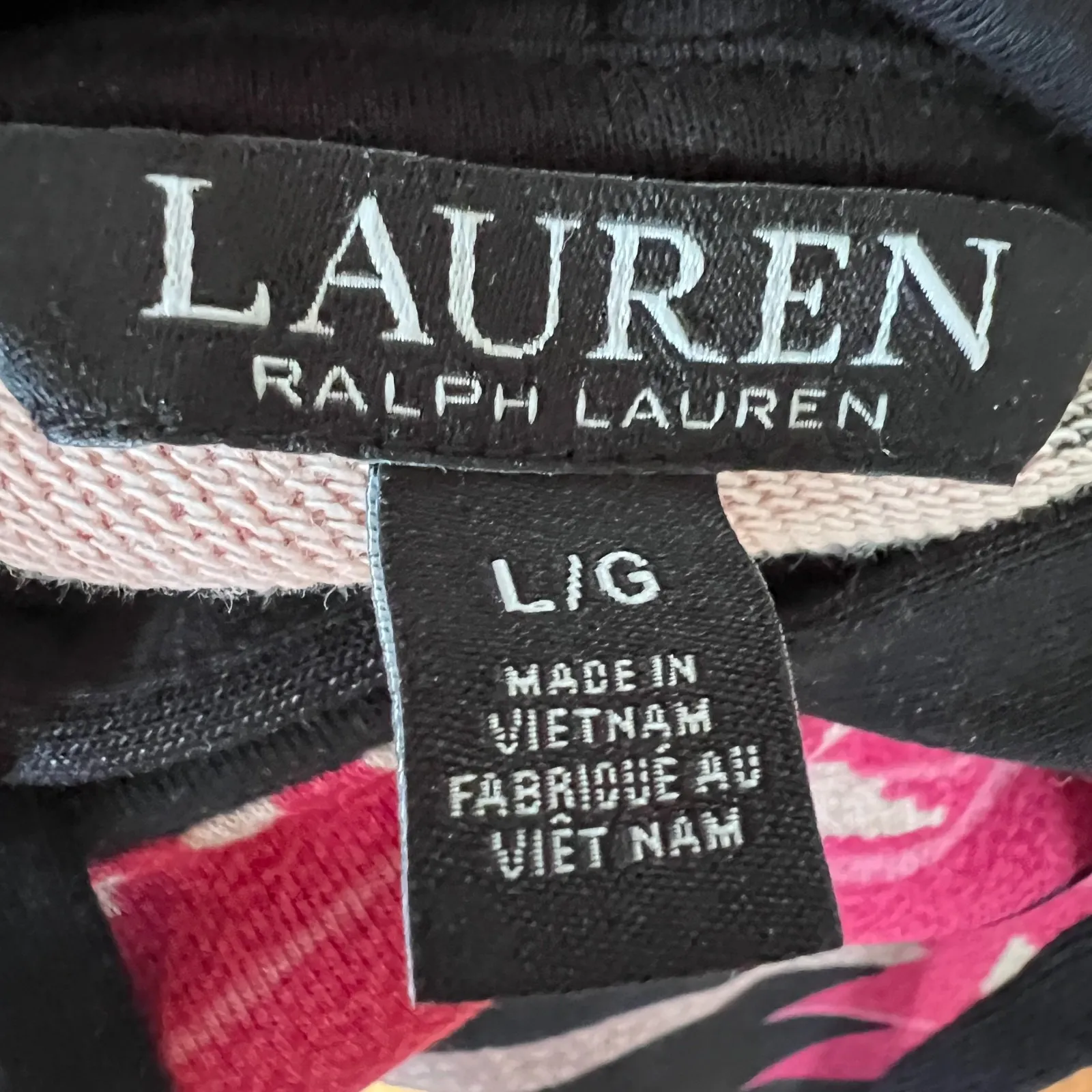 Lauren Ralph Lauren L Black Label Tribal Aztec Black Pullover Hoodie Sweatshirt‎ - Image 8