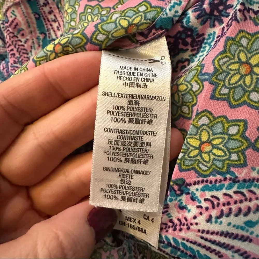 Juicy Couture Imperial Boho Starflower Maxi Dress In Bardot Size 4 - Image 14