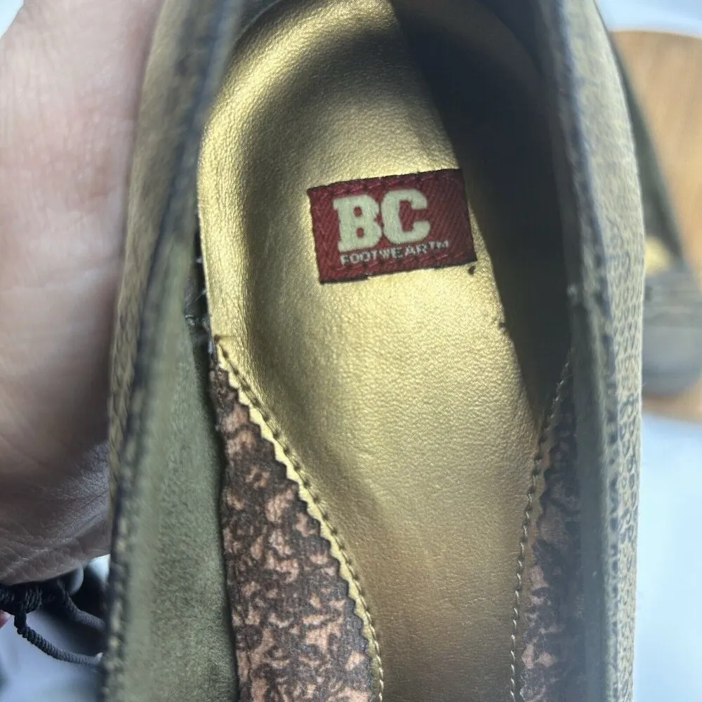 BC Footwear Women’s Brown Wedges Closed Toe Heels‎ Size 8 - Image 11