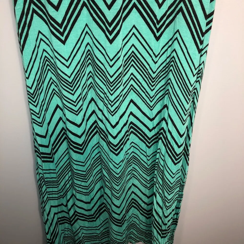 Wet seal teal and black maxi skirt size large! - Image 4