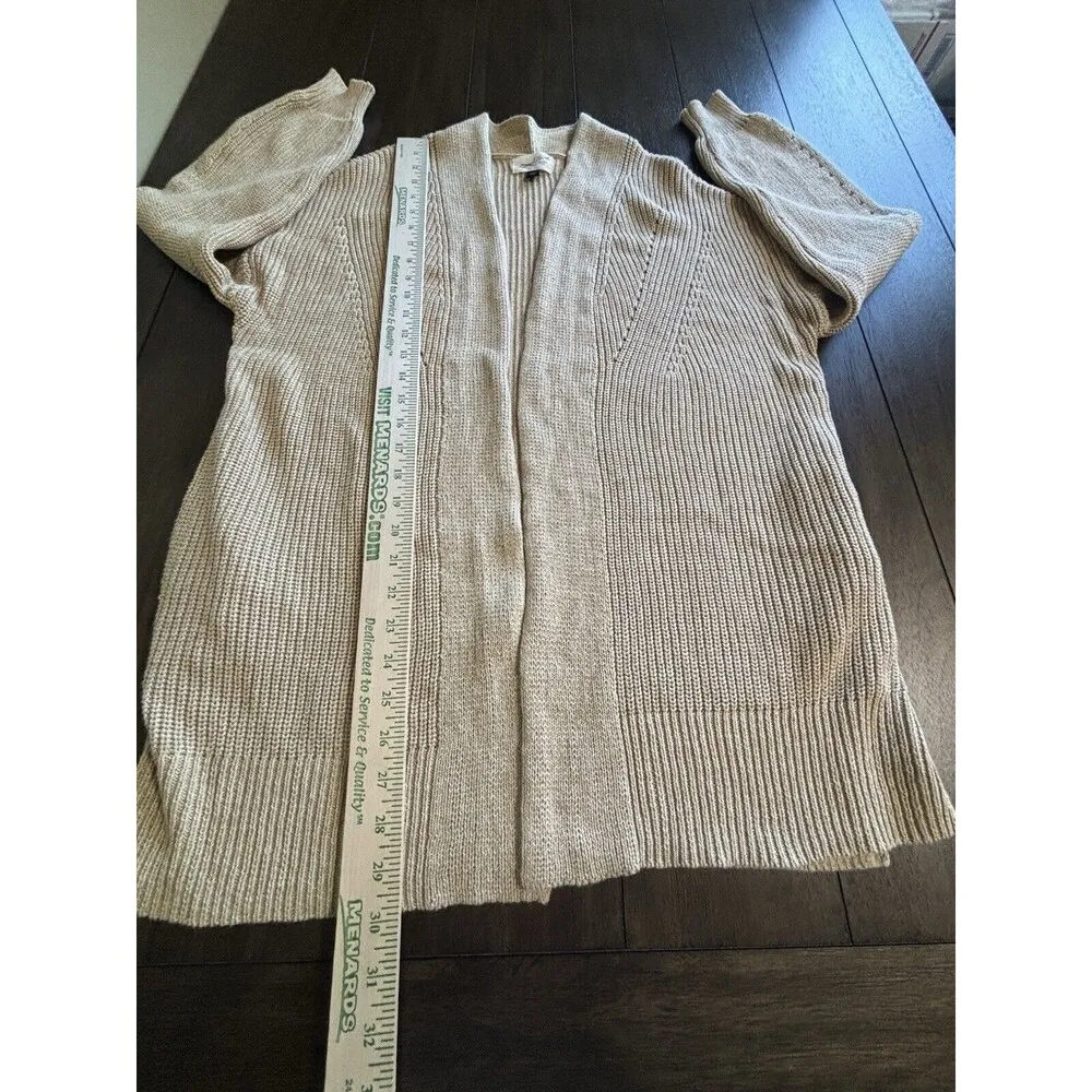 Universal Thread Women's Open-Front Cardigan in Tan, Small - Image 7
