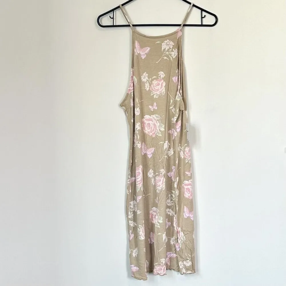 NWT BP by Nordstrom Sleeveless Knit Dress in Beige Anna Floral - Size: Large - Image 2